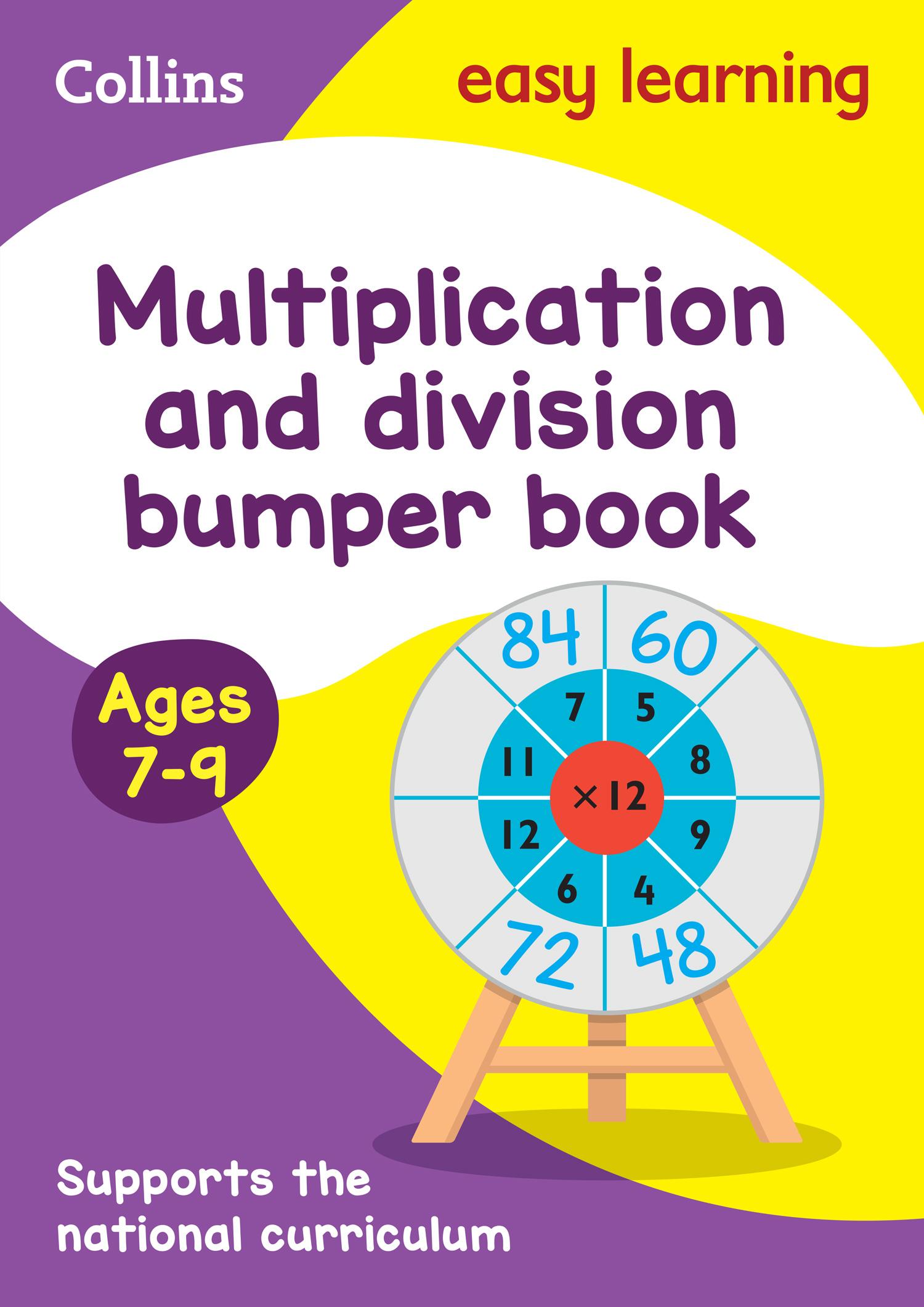 Cover: 9780008212421 | Multiplication &amp; Division Bumper Book Ages 7-9 | Collins Easy Learning