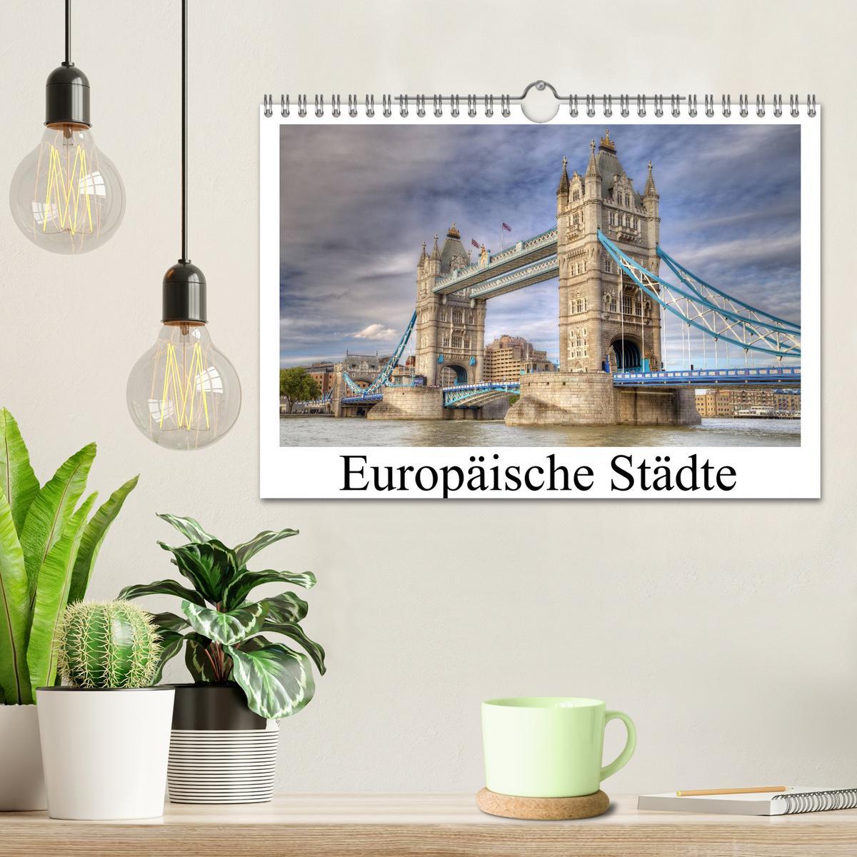 Bild: 9783435711475 | Europäische Städte (Wandkalender 2025 DIN A4 quer), CALVENDO...