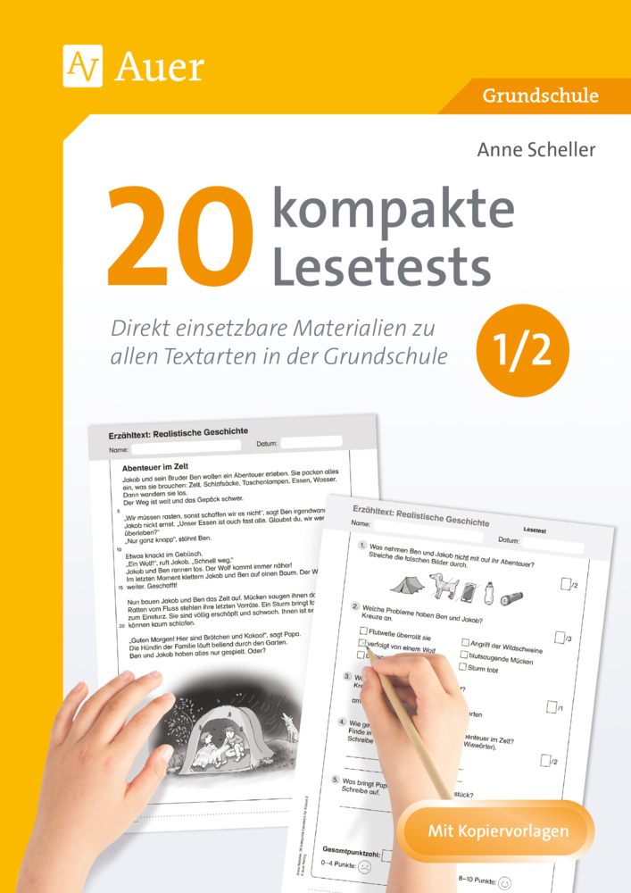 Cover: 9783403088035 | 20 kompakte Lesetests für Klasse 2 | Anne Scheller | Broschüre | 2023