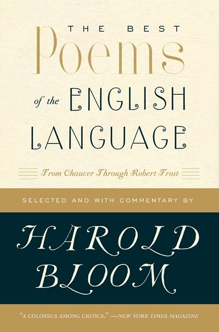 Cover: 9780060540425 | The Best Poems of the English Language | Harold Bloom | Taschenbuch