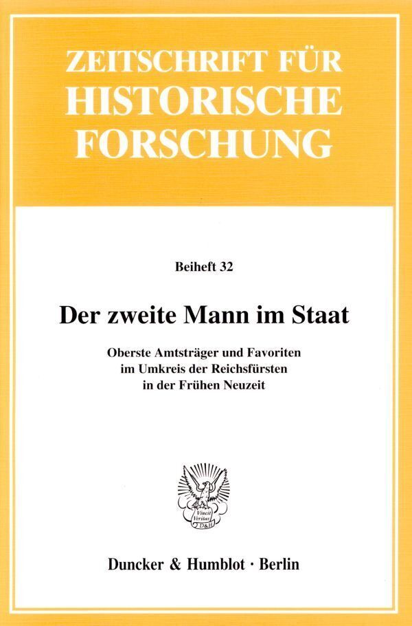 Cover: 9783428111169 | Der zweite Mann im Staat. | Michael Kaiser (u. a.) | Taschenbuch