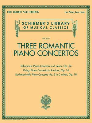 Cover: 888680655884 | 3 ROMANTIC PIANO CONCERTOS SCH | Hal Leonard Corp | Taschenbuch | Buch