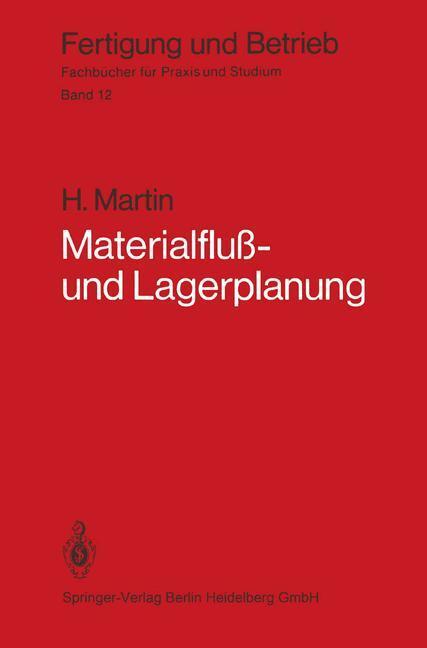 Cover: 9783540093688 | Materialfluß- und Lagerplanung | H. Martin | Taschenbuch | Paperback