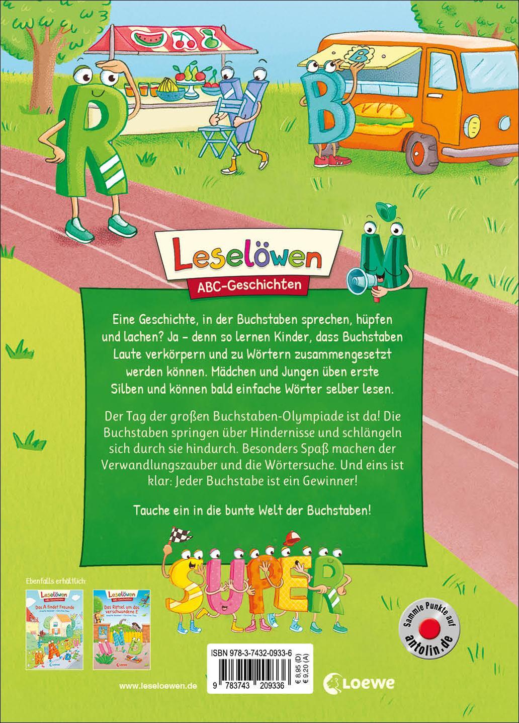 Rückseite: 9783743209336 | Leselöwen ABC-Geschichten - Alle Buchstaben, fertig, los! | Neubauer