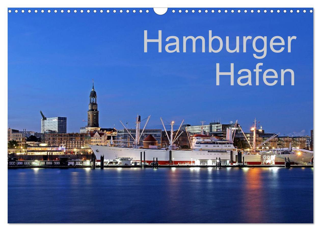 Cover: 9783383534126 | Hamburger Hafen (Wandkalender 2024 DIN A3 quer), CALVENDO...