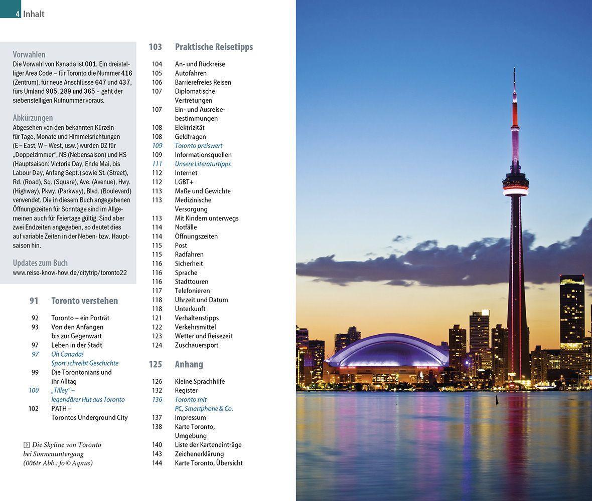 Bild: 9783831736133 | Reise Know-How CityTrip Toronto | Peter Kränzle (u. a.) | Taschenbuch