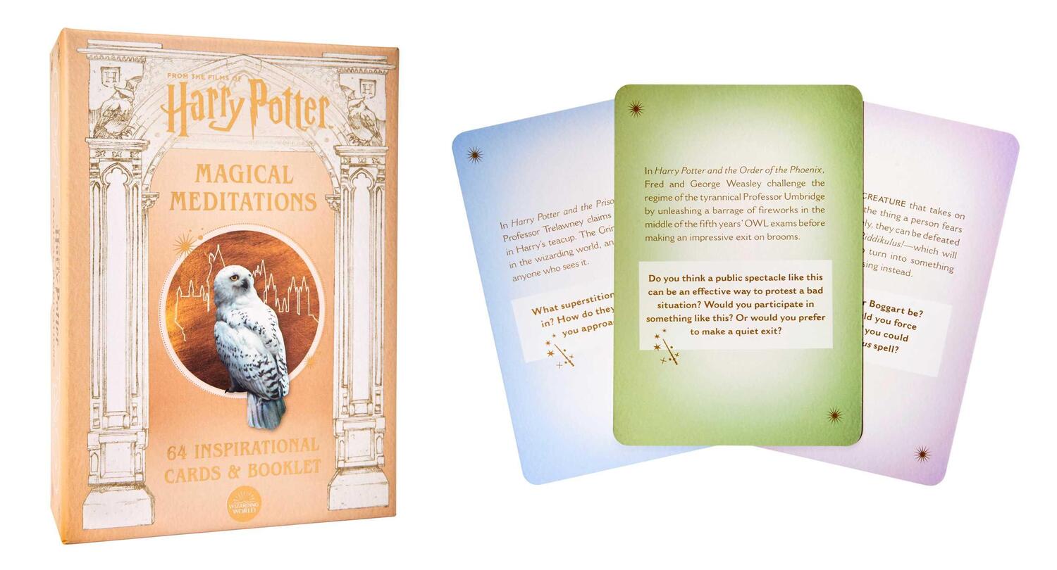 Cover: 9781647224639 | Harry Potter: Magical Meditations: 64 Inspirational Cards Based on...