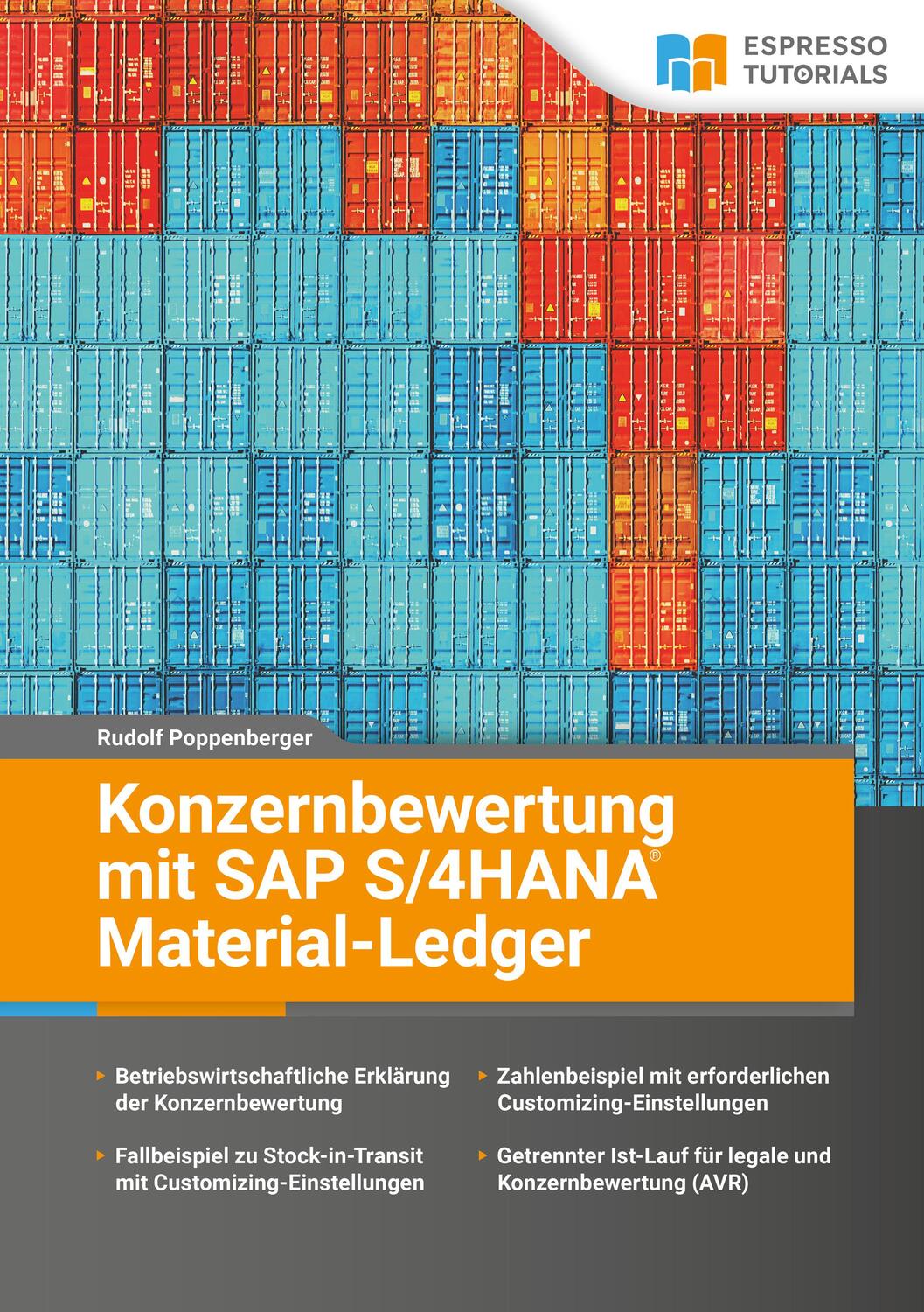 Cover: 9783960122180 | Konzernbewertung mit SAP S/4HANA Material-Ledger | Rudolf Poppenberger