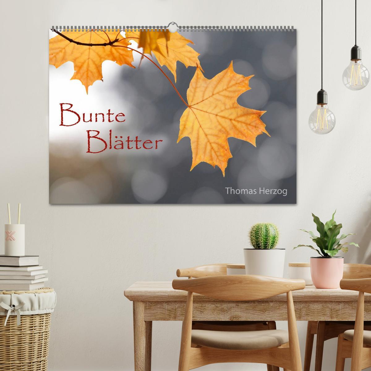 Bild: 9783435829781 | Bunte Blätter (Wandkalender 2025 DIN A2 quer), CALVENDO Monatskalender