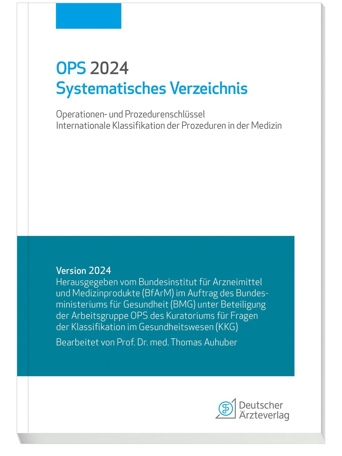 Cover: 9783769138221 | OPS 2024 Systematisches Verzeichnis | Taschenbuch | 800 S. | Deutsch