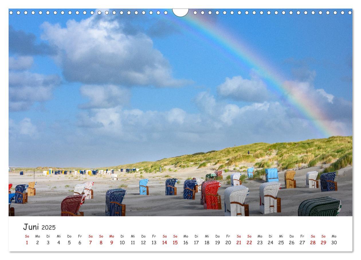 Bild: 9783435979356 | Nordsee, Meer, Strand und Wind (Wandkalender 2025 DIN A3 quer),...