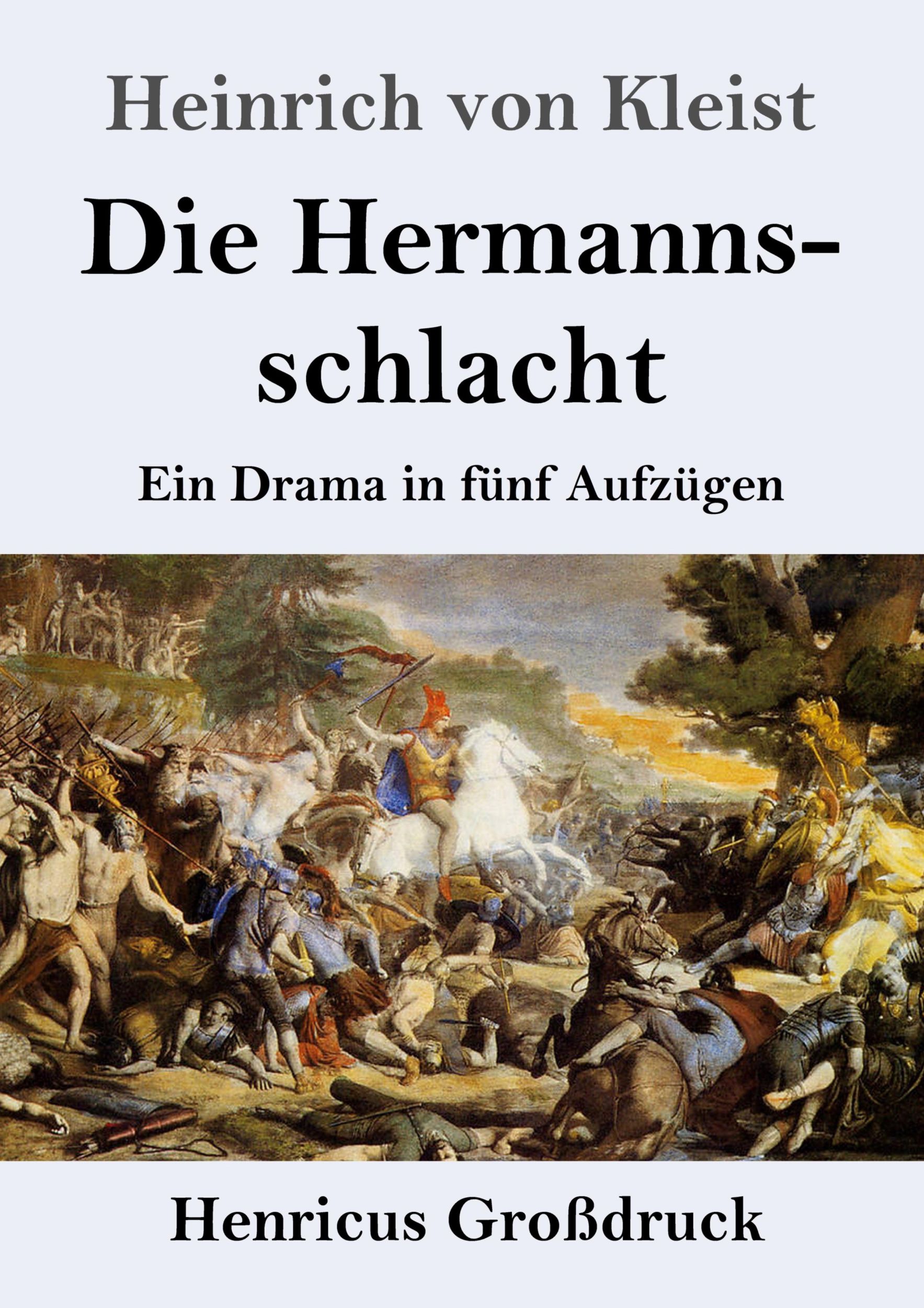 Cover: 9783847845034 | Die Hermannsschlacht (Großdruck) | Ein Drama in fünf Aufzügen | Kleist