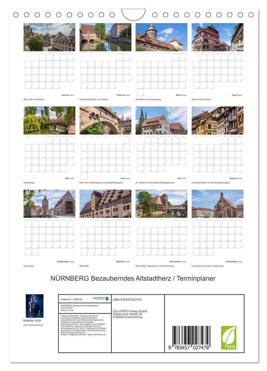 Bild: 9783457027479 | NÜRNBERG Bezauberndes Altstadtherz / Terminplaner (Wandkalender...