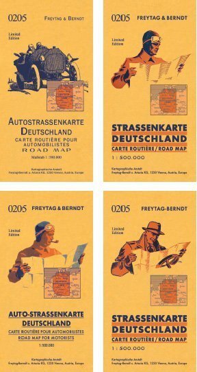 Cover: 9783707918670 | Deutschland, Autokarte mit Retrocover 1:500.000 | KG | (Land-)Karte