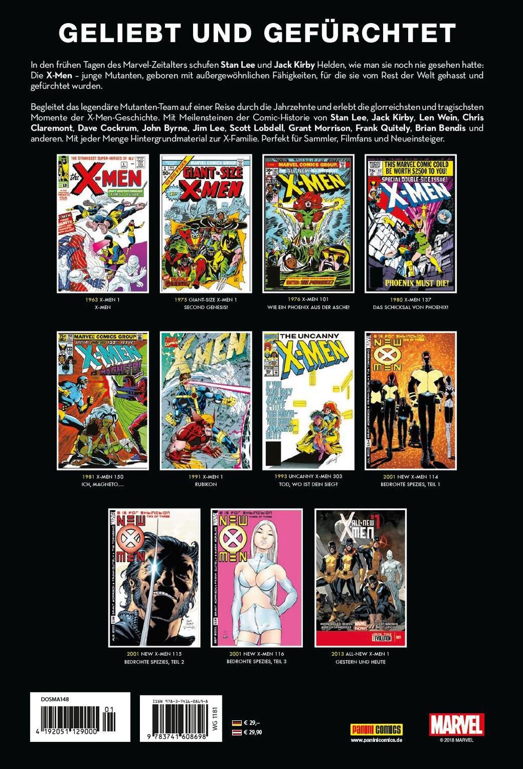 Rückseite: 9783741608698 | X-Men - Die Welt der Mutanten | Chris Claremont (u. a.) | Buch | 2018