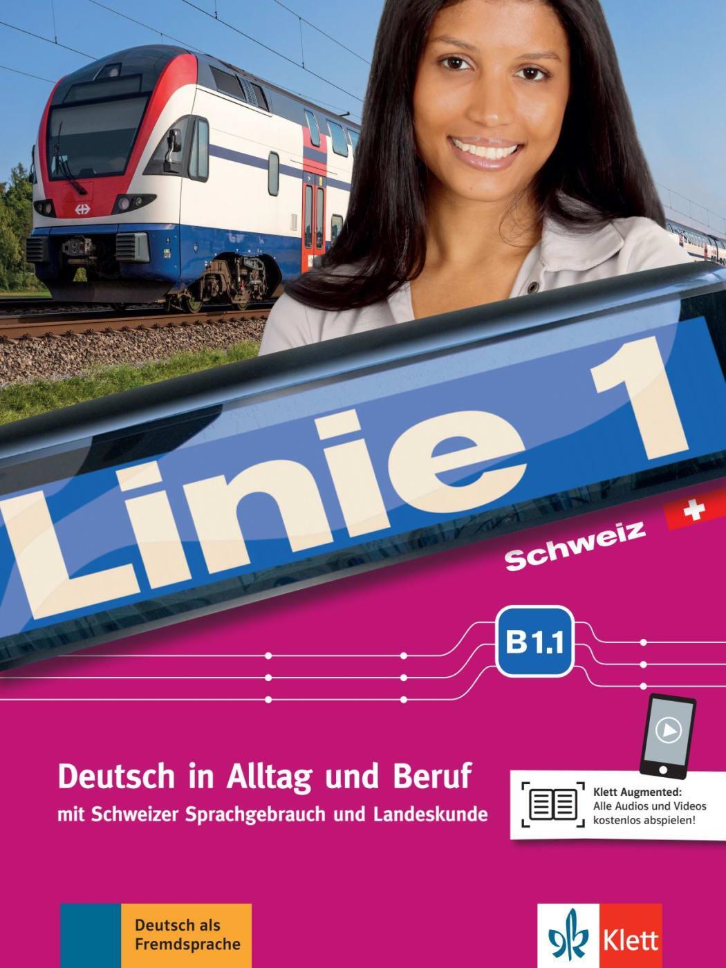 Cover: 9783126070409 | Linie 1 Schweiz B1.1. Kurs- und Übungsbuch mit DVD-ROM | Taschenbuch