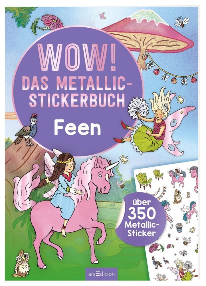 Cover: 9783845838038 | WOW! Das Metallic-Stickerbuch - Feen | Über 350 Metallic-Sticker
