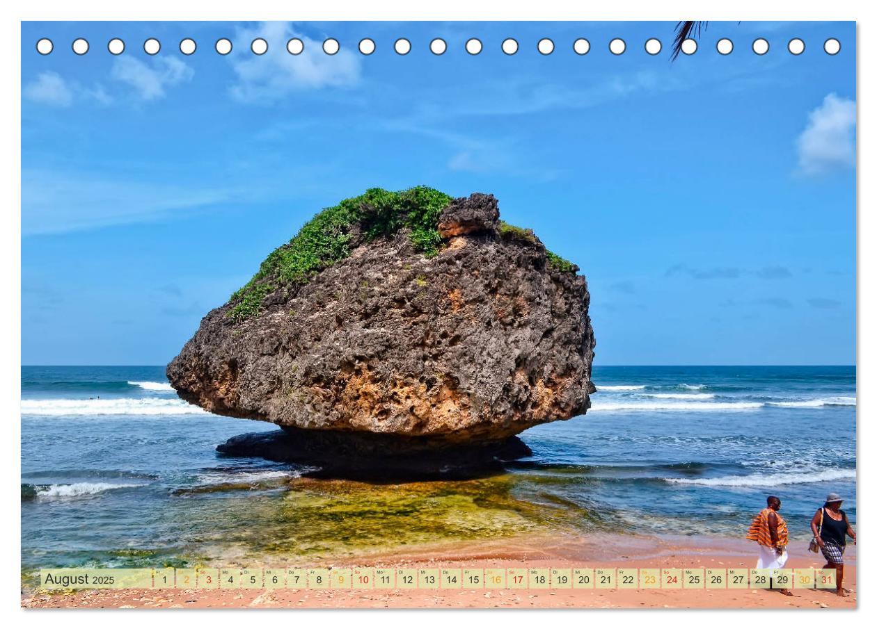 Bild: 9783435450657 | Die kleinen Antillen - Barbados (Tischkalender 2025 DIN A5 quer),...