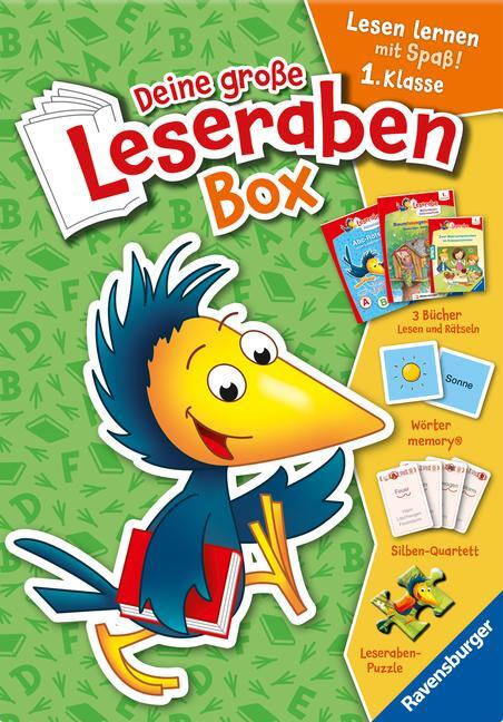 Cover: 9783473463442 | Deine große Leseraben-Box - lesen lernen mit Spaß 1. Klasse -...