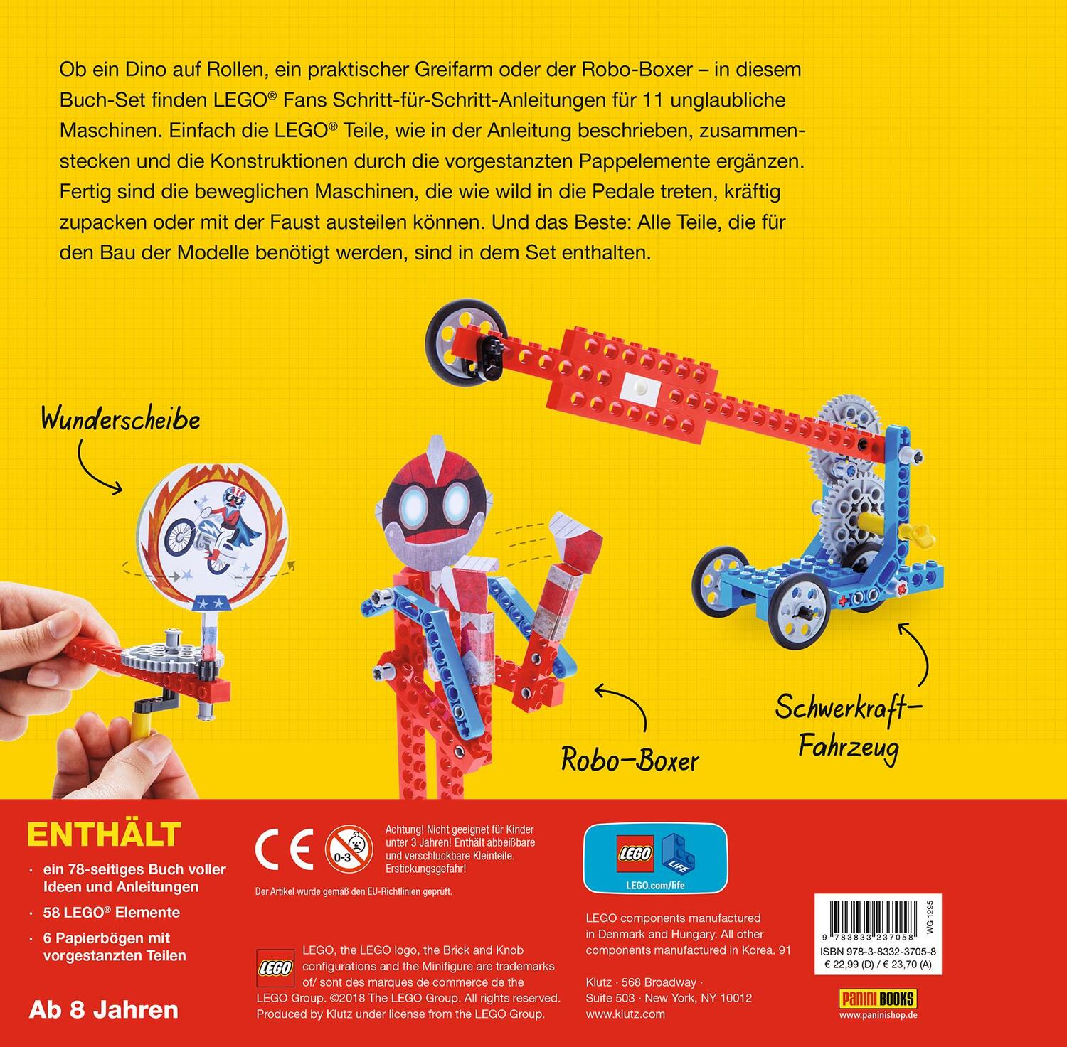 Rückseite: 9783833237058 | LEGO® Geniale Maschinen: Mit 11 Modellen | Taschenbuch | 78 S. | 2018