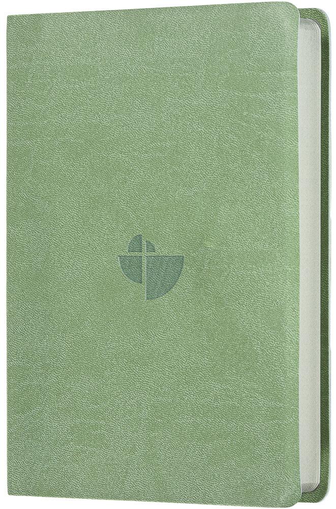 Cover: 9783866990333 | Schlachter 2000 Bibel - Taschenausgabe (PU-Einband, oliv, grauer...