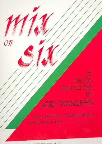 Cover: 9990050776110 | Mix on Six for guitar | Joep Wanders | Broekmans en van Poppel