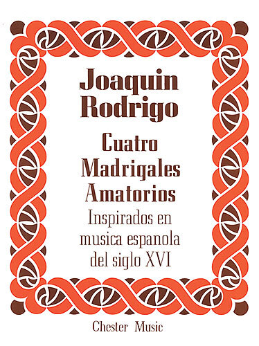 Cover: 9780711924529 | Cuatro Madrigales Amatorios | Joaquin Rodrigo | Buch | 1992