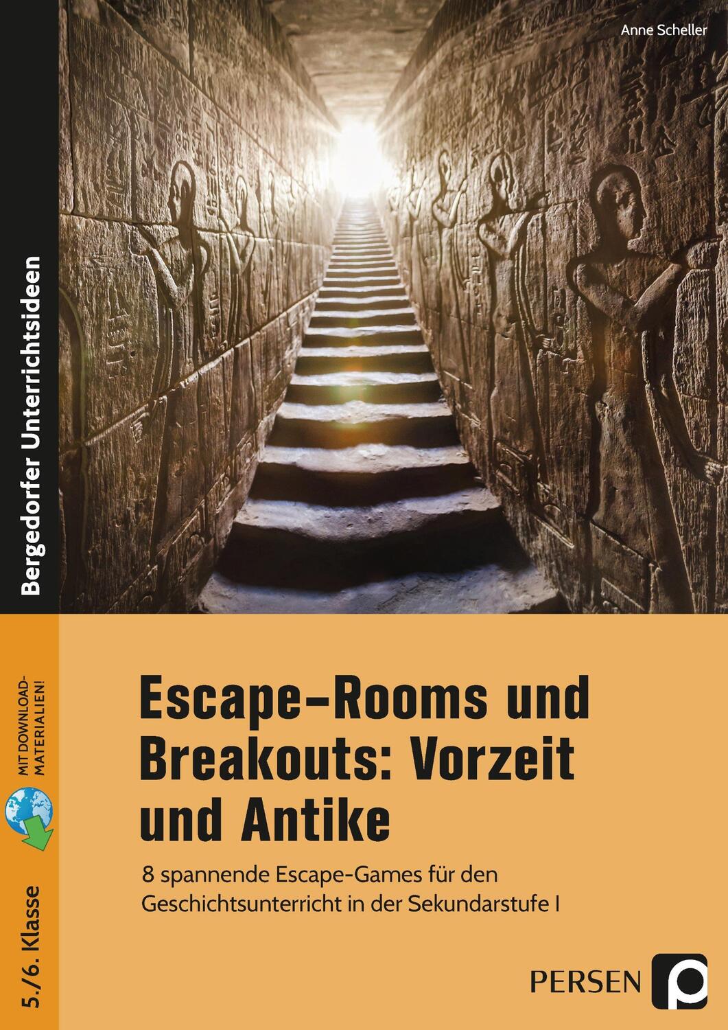 Cover: 9783403207337 | Escape-Rooms und Breakouts: Vorzeit und Antike | Anne Scheller | 2021