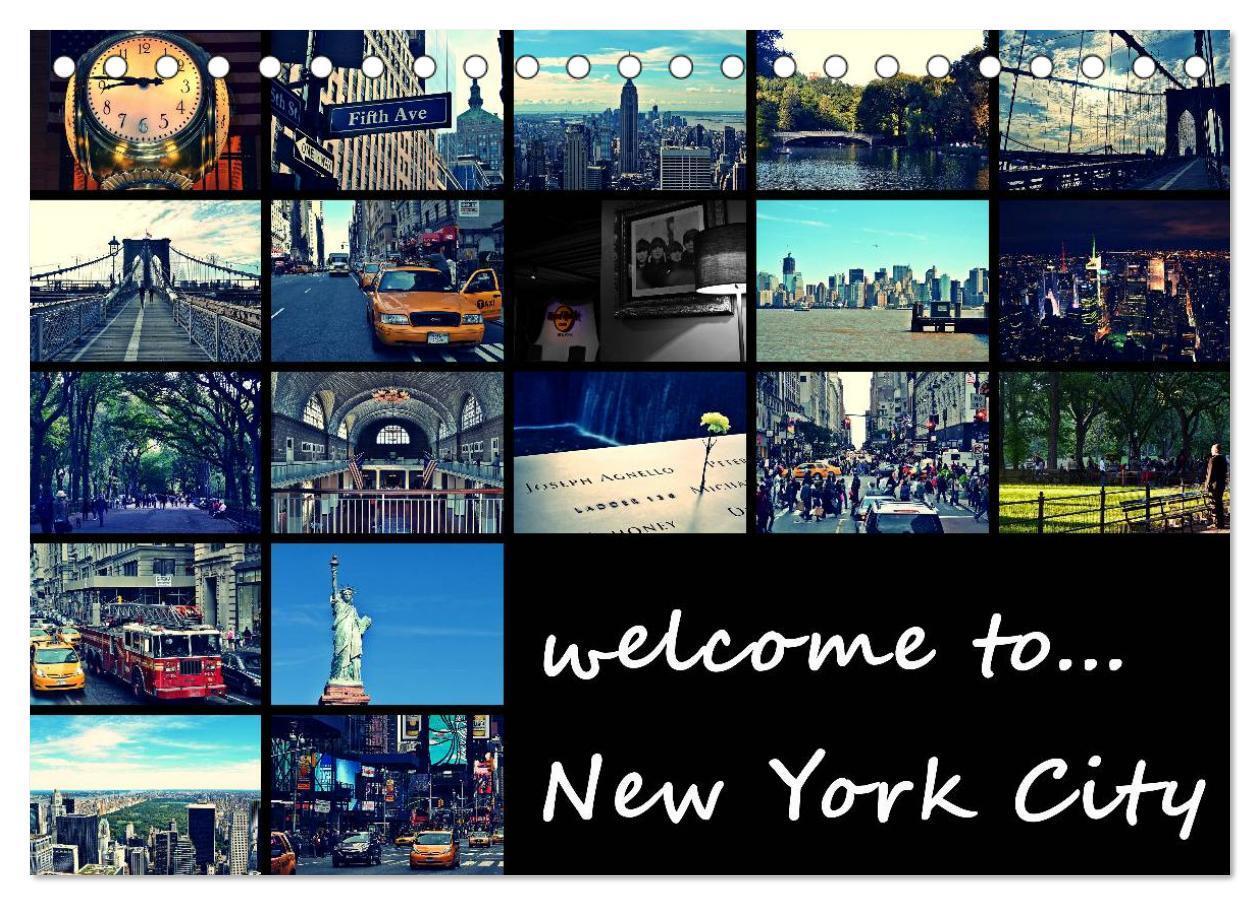 Cover: 9783383550805 | welcome to New York City (Tischkalender 2024 DIN A5 quer), CALVENDO...