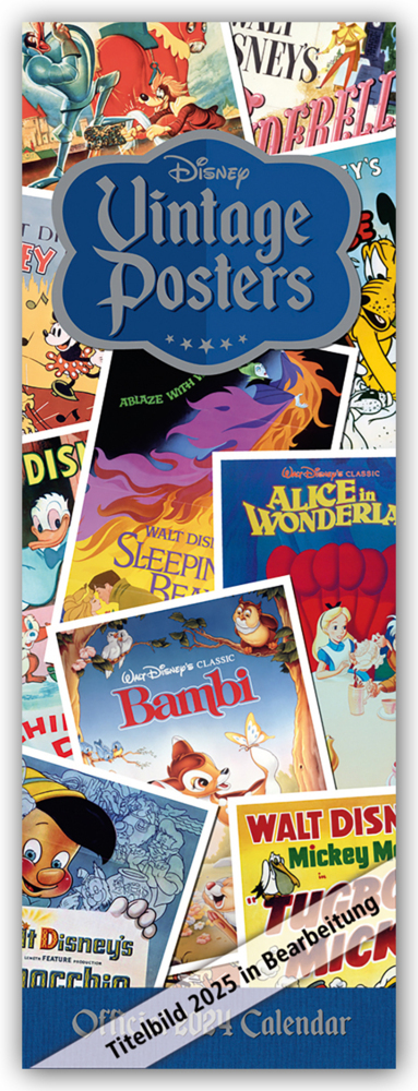 Cover: 9781835271438 | Disney Vintage Posters - Original Disney Filmplakate 2025 -...