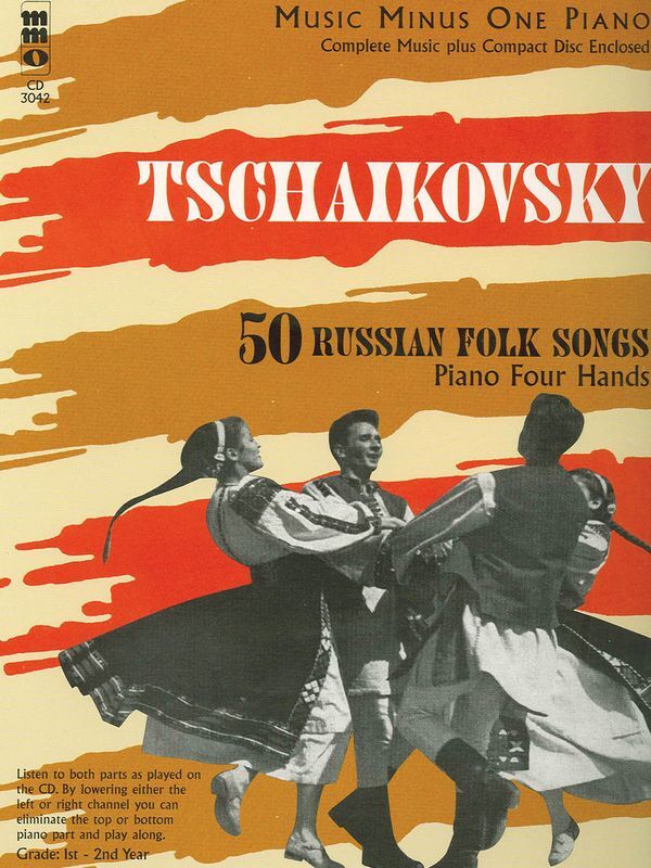 Cover: 9781596150386 | Tchaikovsky - 50 Russian Folk Songs | Piano Four Hands | Tchaikovsky