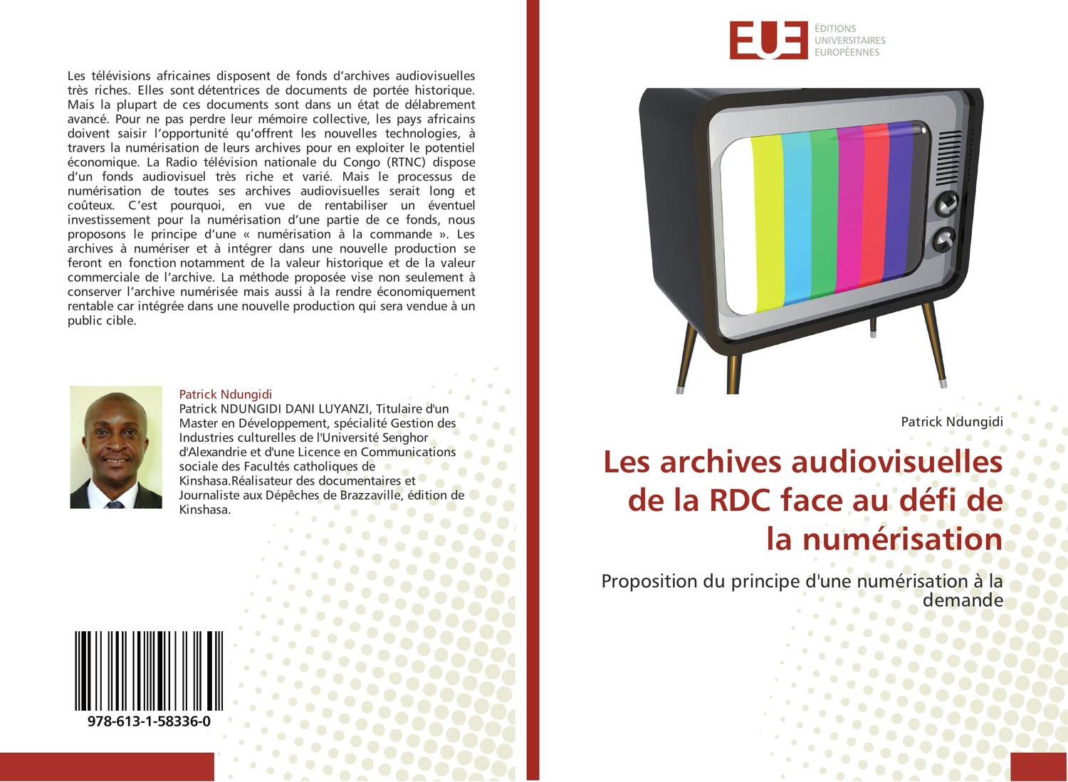 Cover: 9786131583360 | Les archives audiovisuelles de la RDC face au défi de la numérisation
