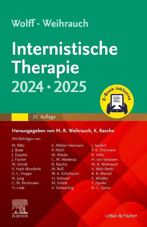 Cover: 9783437210723 | Internistische Therapie 2024, 2025 + E-Book | Weihrauch (u. a.) | Buch