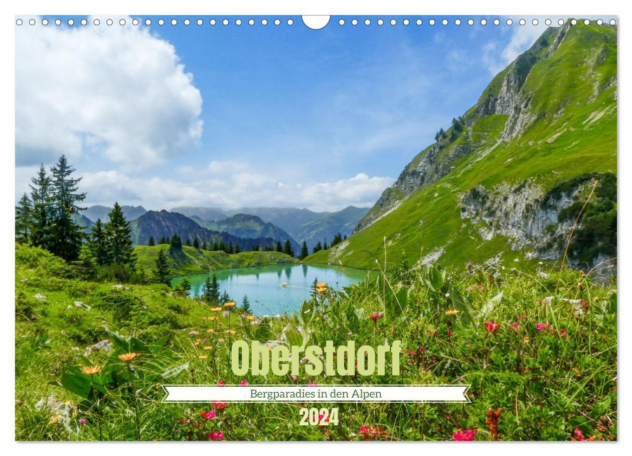 Cover: 9783383648618 | Oberstdorf - Bergparadies in den Alpen (Wandkalender 2024 DIN A3...