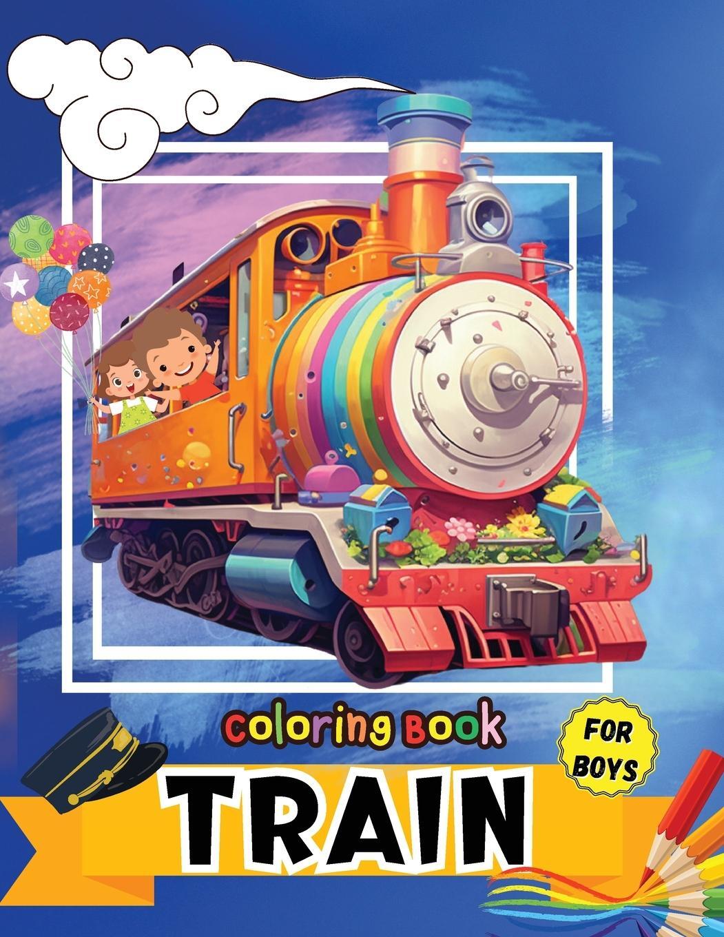 Cover: 9783895392696 | Train Coloring Book for Boys | Tobba | Taschenbuch | Paperback | 2024