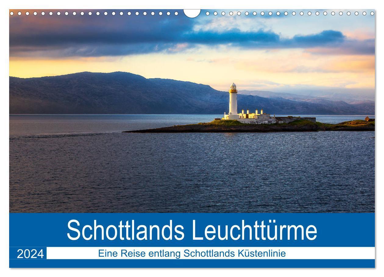 Cover: 9783383066993 | Schottlands Leuchttürme (Wandkalender 2024 DIN A3 quer), CALVENDO...