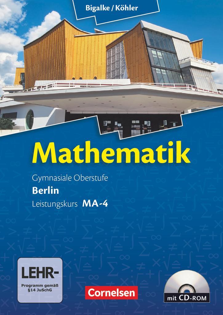 Cover: 9783060400140 | Mathematik Sekundarstufe II Leistungskurs MA-4 Qualifikationsphase....