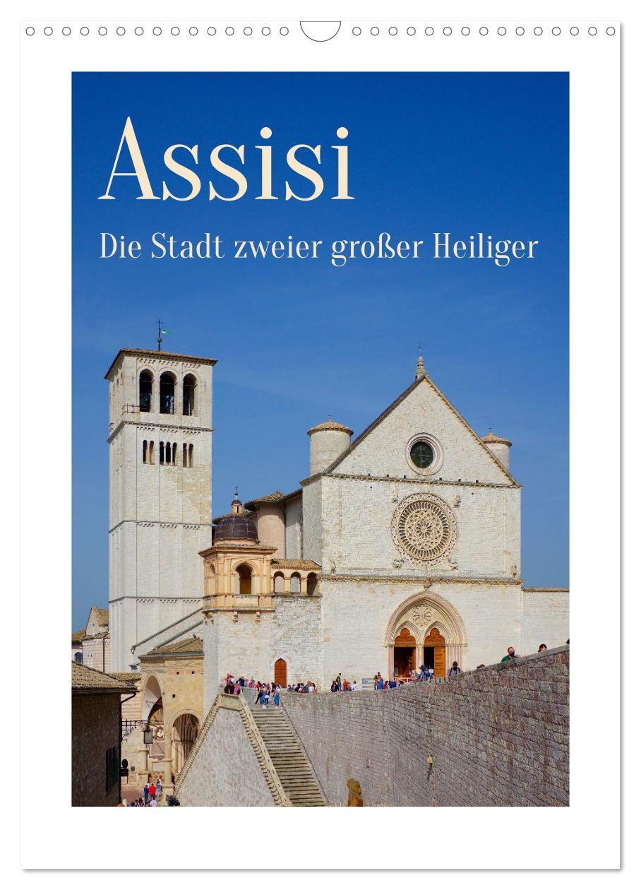 Cover: 9783435913077 | Assisi - Die Stadt zweier großer Heiliger (Wandkalender 2025 DIN A3...