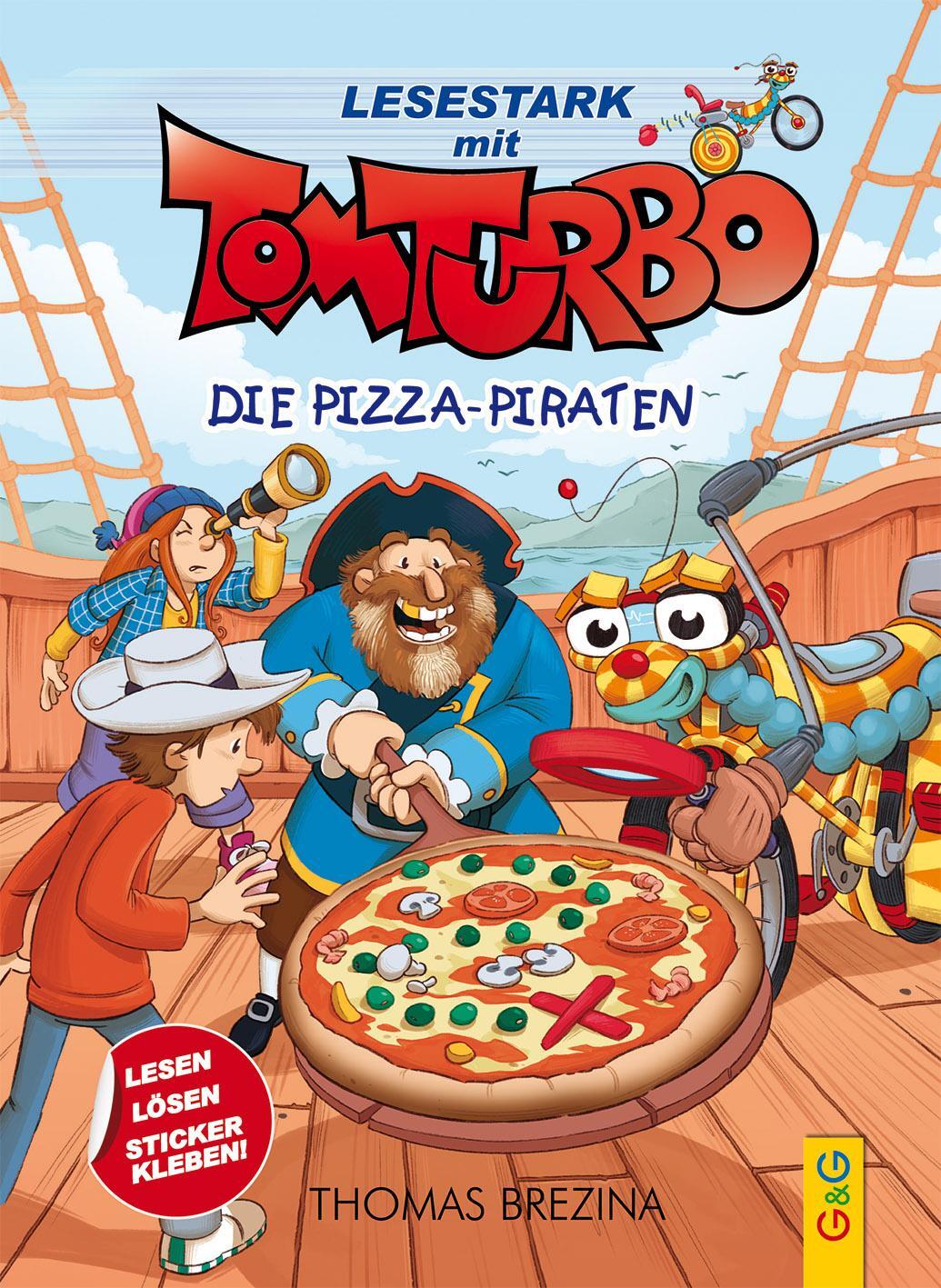 Cover: 9783707425222 | Tom Turbo - Lesestark - Die Pizza-Piraten | Thomas Brezina | Buch