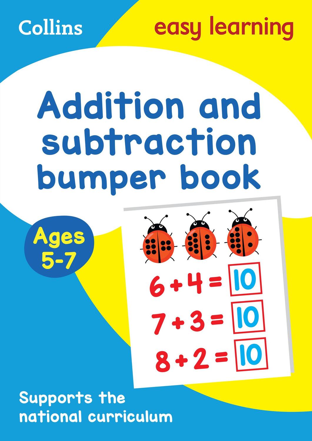 Cover: 9780008275464 | Addition and Subtraction Bumper Book Ages 5-7 | Collins Easy Learning