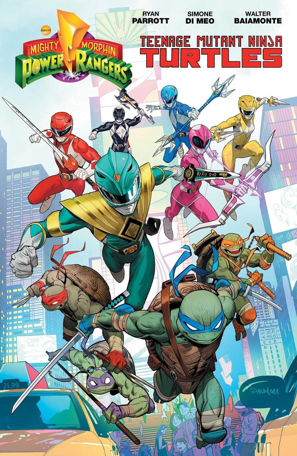 Cover: 9781684155866 | Mighty Morphin Power Rangers/Teenage Mutant Ninja Turtles | Parrott