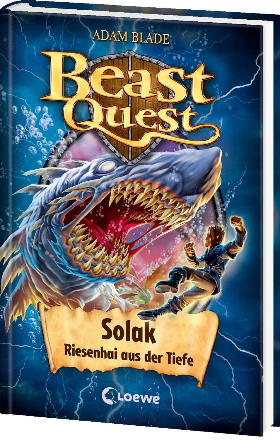 Cover: 9783743217478 | Beast Quest (Band 67) - Solak, Riesenhai aus der Tiefe | Adam Blade