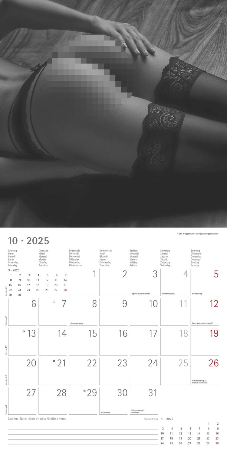 Bild: 4251732340988 | Feminine 2025 - Broschürenkalender 30x30 cm (30x60 geöffnet) -...