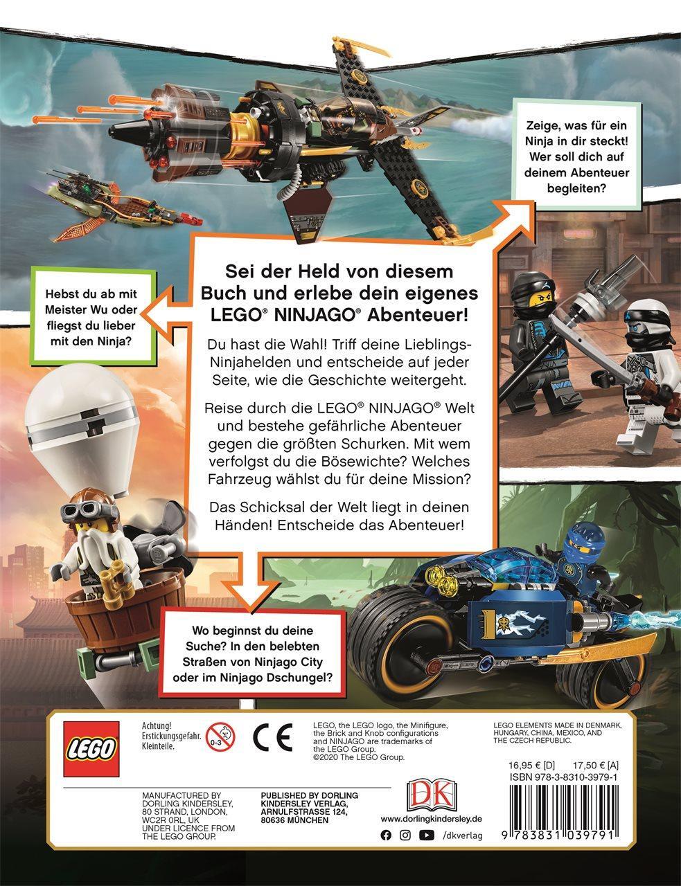 Rückseite: 9783831039791 | LEGO® NINJAGO® Rette die Welt | Simon Hugo | Buch | Deutsch | 2020