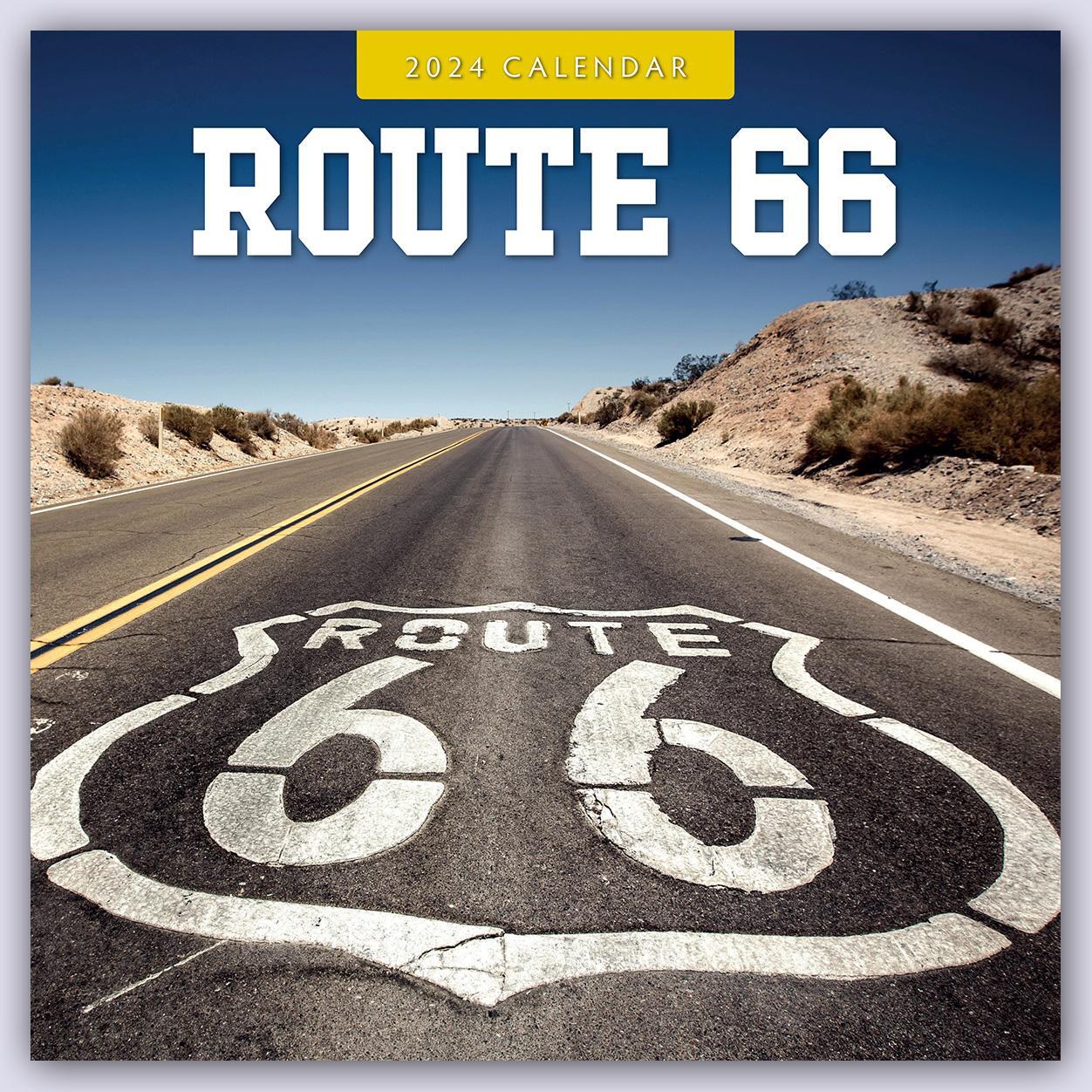 Cover: 9781804422731 | Route 66 Square Wall Calendar | Red Robin Publishing Ltd. | Buch