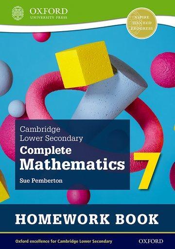 Cover: 9781382018722 | Cambridge Lower Secondary Complete Mathematics 7: Homework Book -...