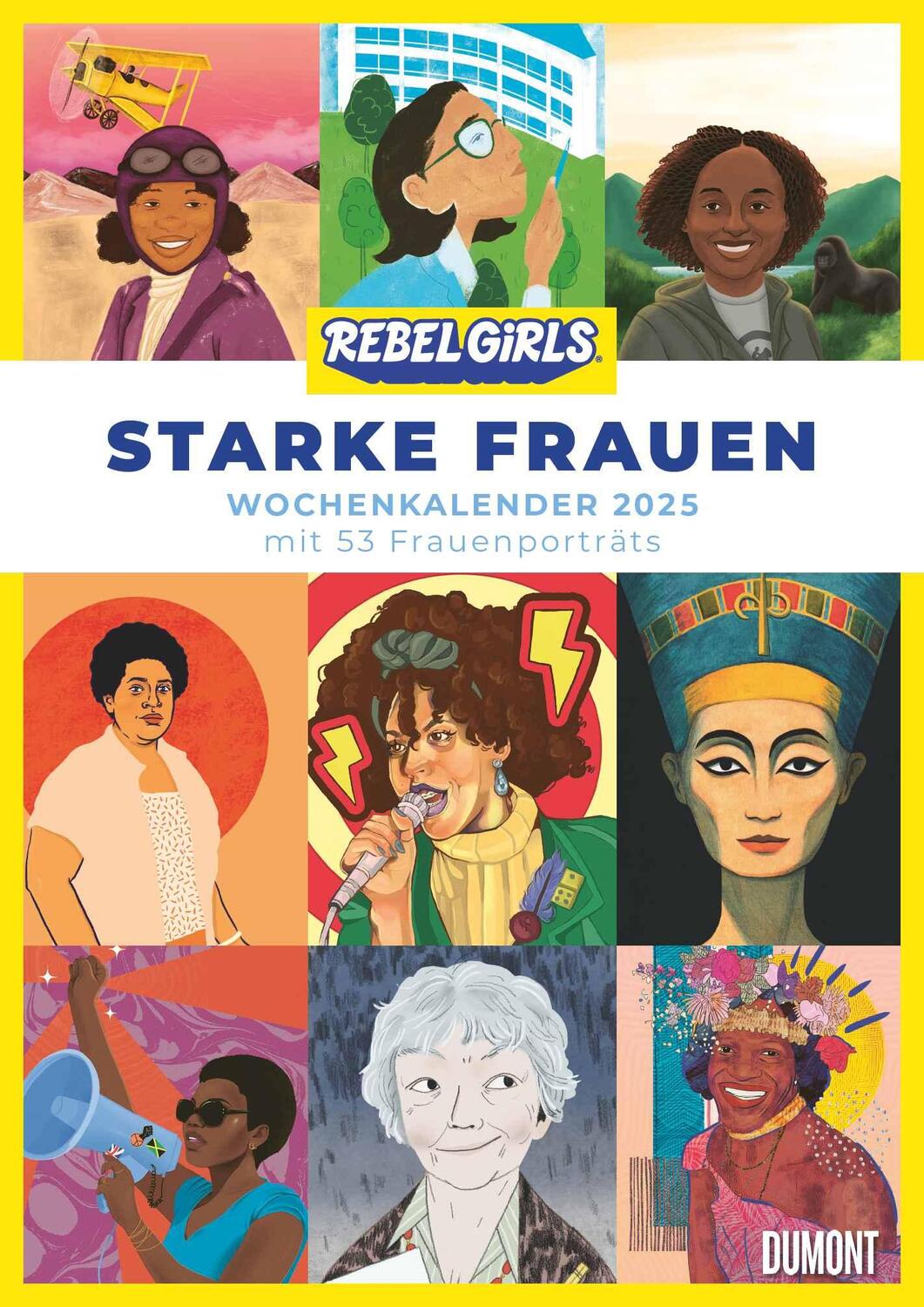Cover: 4250809653518 | Starke Frauen Wochenkalender 2025 - Rebel Girls - Porträts und...