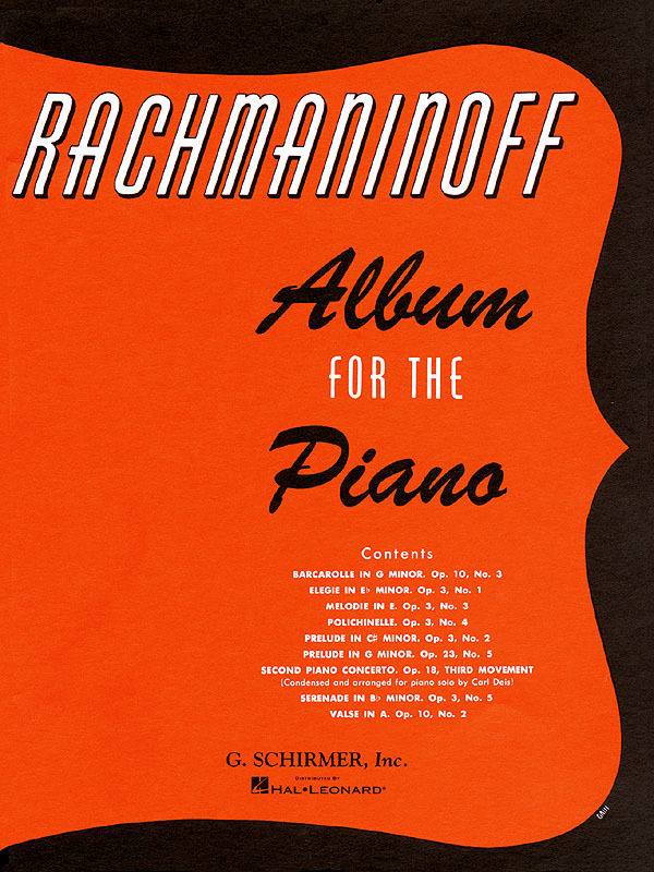 Cover: 73999273007 | Album for Piano | (Album for the Piano) | Sergei Rachmaninov | Buch