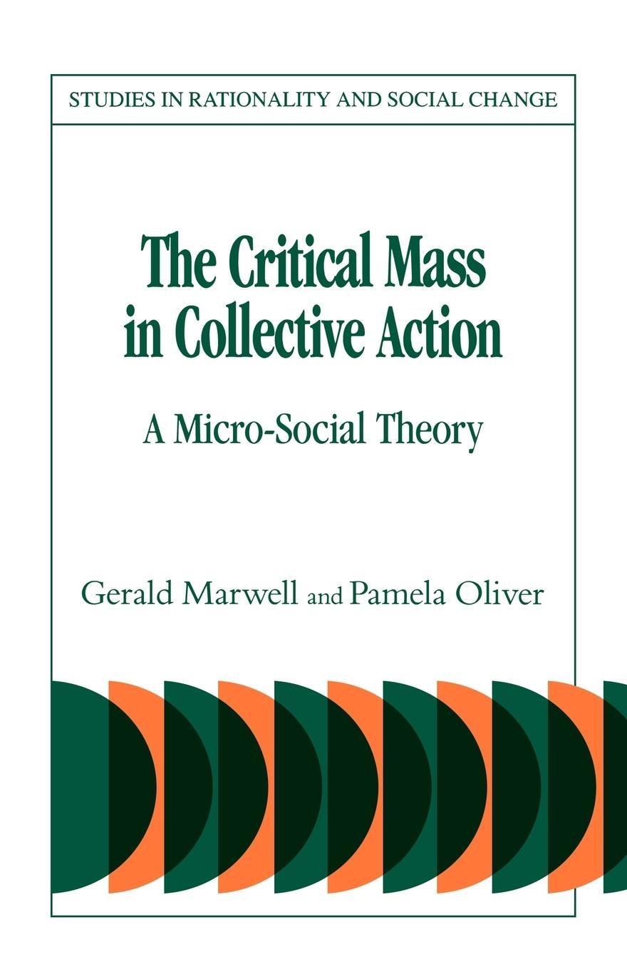 Cover: 9780521039550 | The Critical Mass in Collective Action | Pamela Oliver (u. a.) | Buch