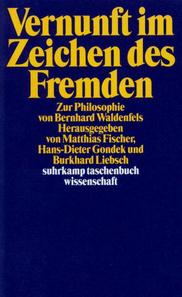 Cover: 9783518290927 | Vernunft im Zeichen des Fremden | Matthias Fischer (u. a.) | Buch